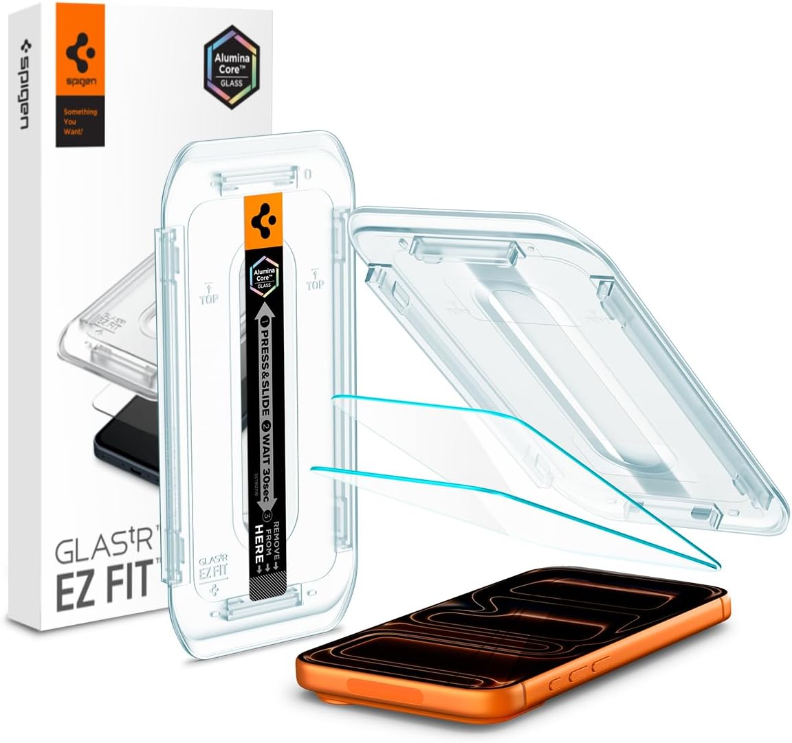 Spigen Glas.tR EZ Fit para iPhone 17 Pro Max y 16 Pro Max: ajuste, instalación y tacto